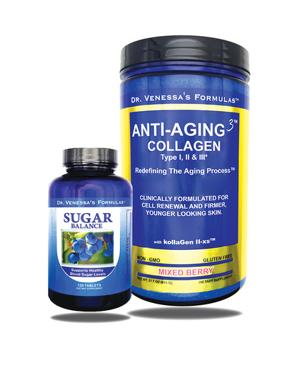 Sugar Balance + Anti-Aging 3™ Collagen Duo