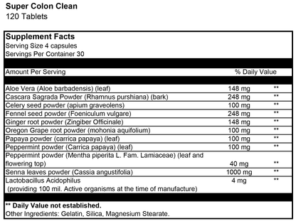 Super Colon Clean 120 CAPS