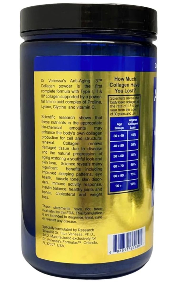 Anti-Aging 3™ Collagen Types I, II & III