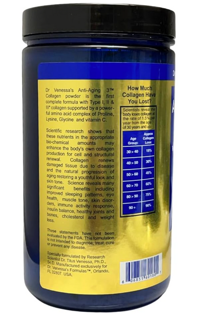 Anti-Aging 3™ Collagen Types I, II & III