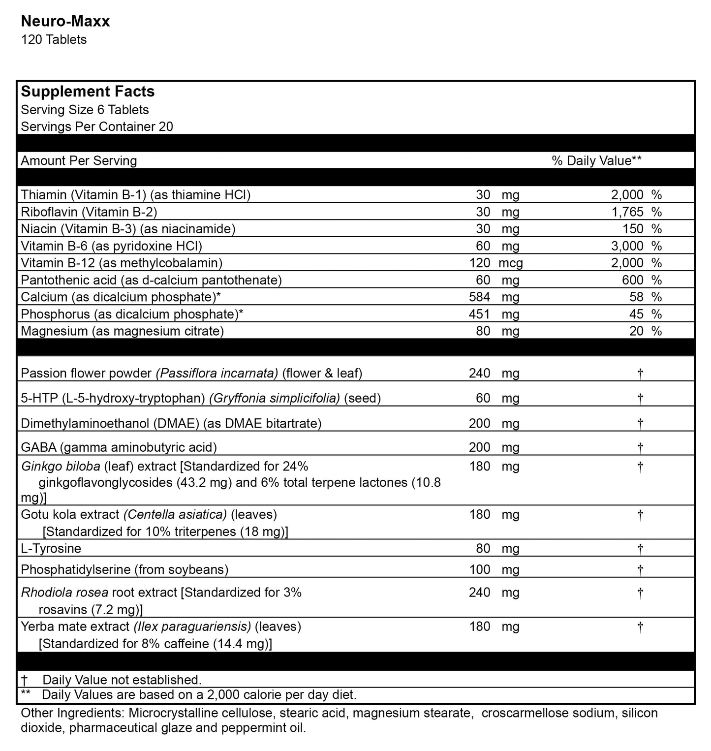 Neuro-Maxx™ 120 TABS